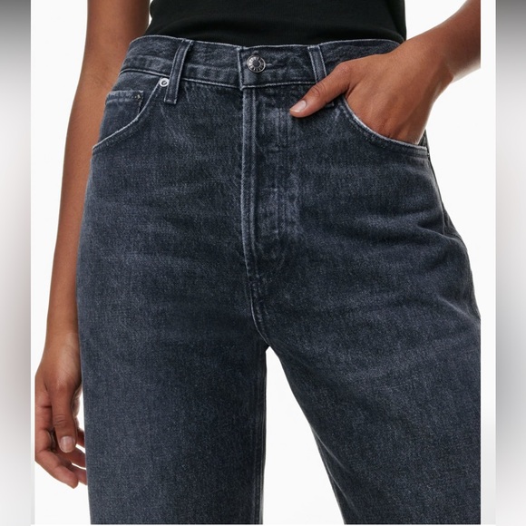 Mint Condition Agolde Fran Jeans, Ditch, size 32 $200 - Picture 5 of 10